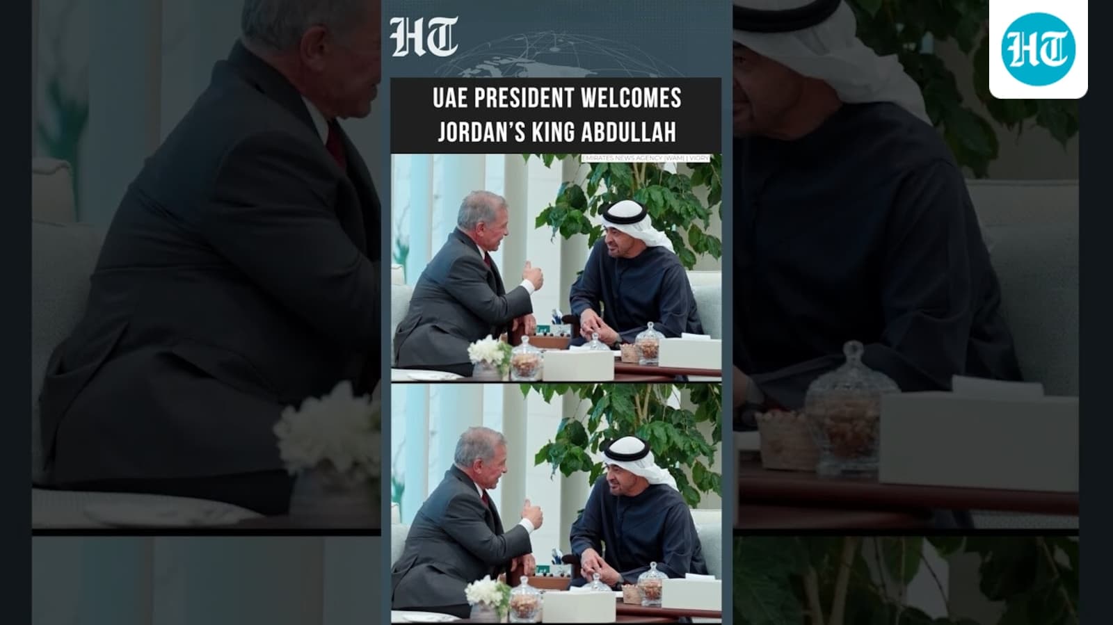 King Abdullah in Abu Dhabi: UAE, Jordan Leaders Discuss Bilateral Ties, Regional Issues