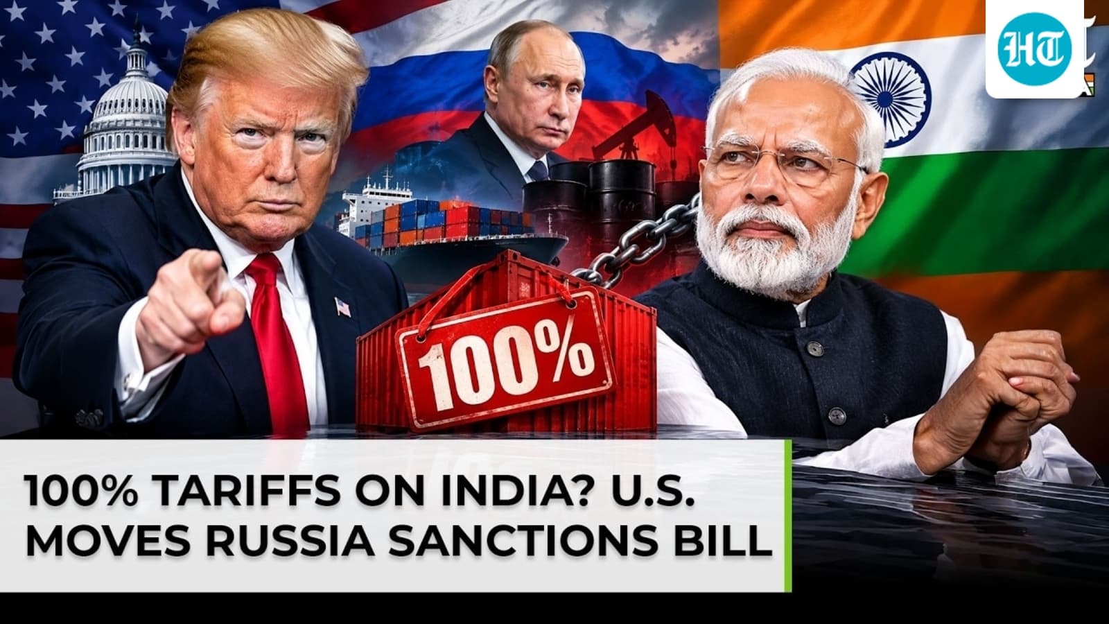 US advances Russia sanctions bill: will Trump impose 100% tariffs on India? | Putin, Ukraine War