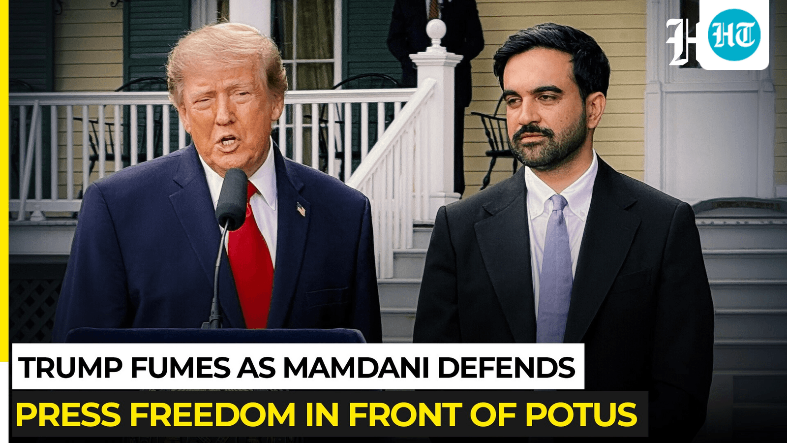 Trump cornered over White House media ban: reporter asks if Iran war & high gas prices are behind it
