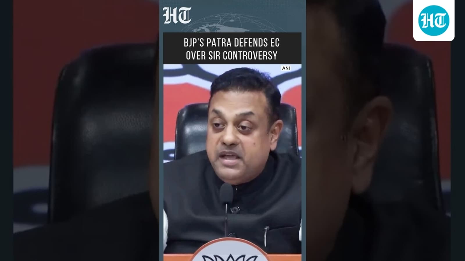 'This Is Pure Democracy': Sambit Patra Defends EC Amid SIR Controversy | HT India