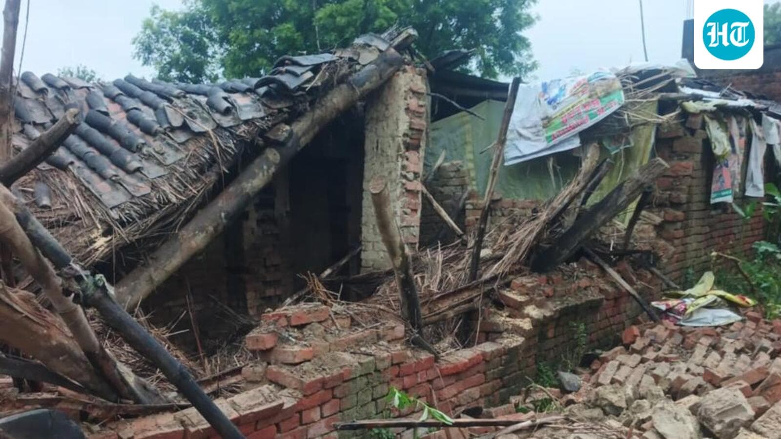 Rain fury: Houses collapse, trees uprooted, power supply hit in Prayagraj region