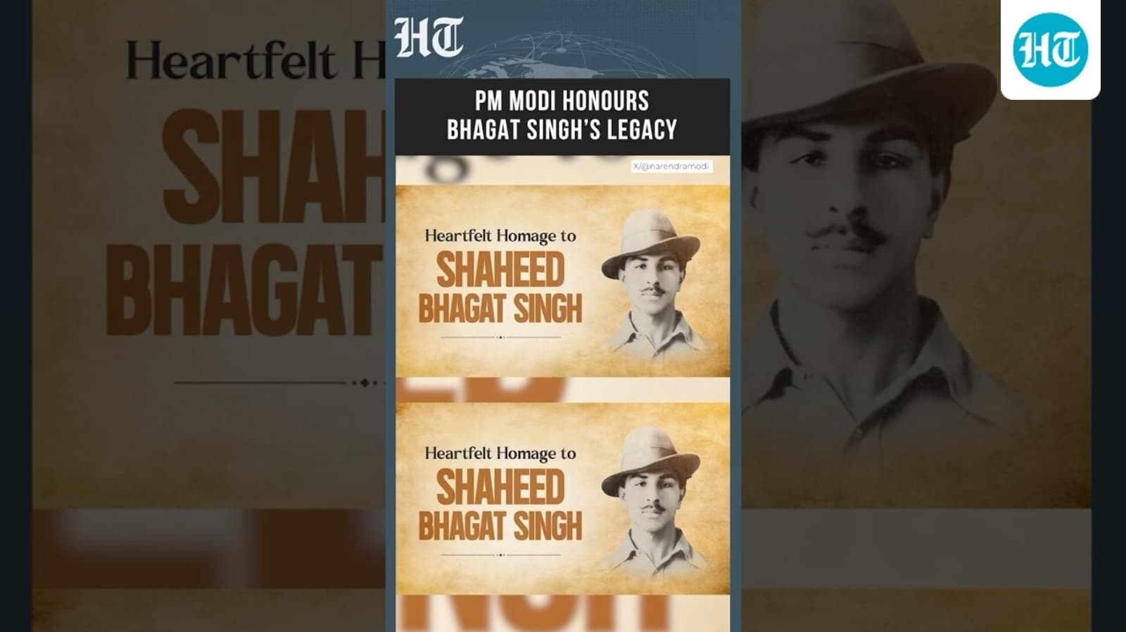 PM Modi Shares Tribute To Shaheed Bhagat Singh On His Birth Anniversary | HT India
