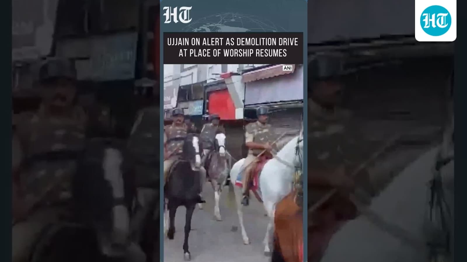 Ujjain Under Heavy Guard As Authorities Resume Action Near Place Of Worship | HT India