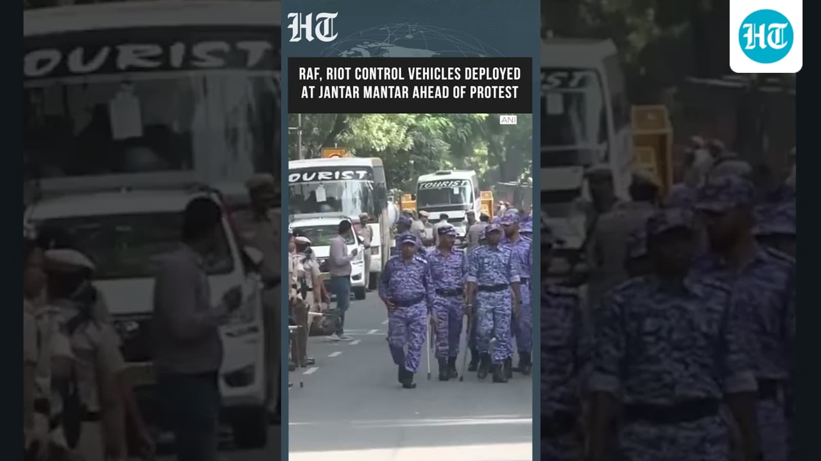 Police, RAF Deployed, Metro Gates Shut, As Protesters Prepare To Gather At Jantar Mantar