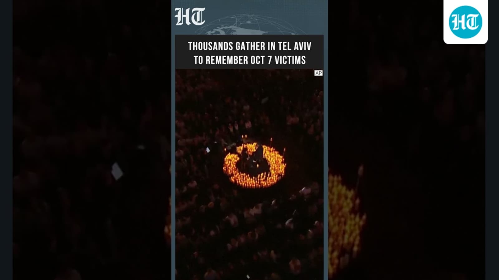 Thousands Gather In Tel Aviv To Remember October 7 Victims On Third Anniversary