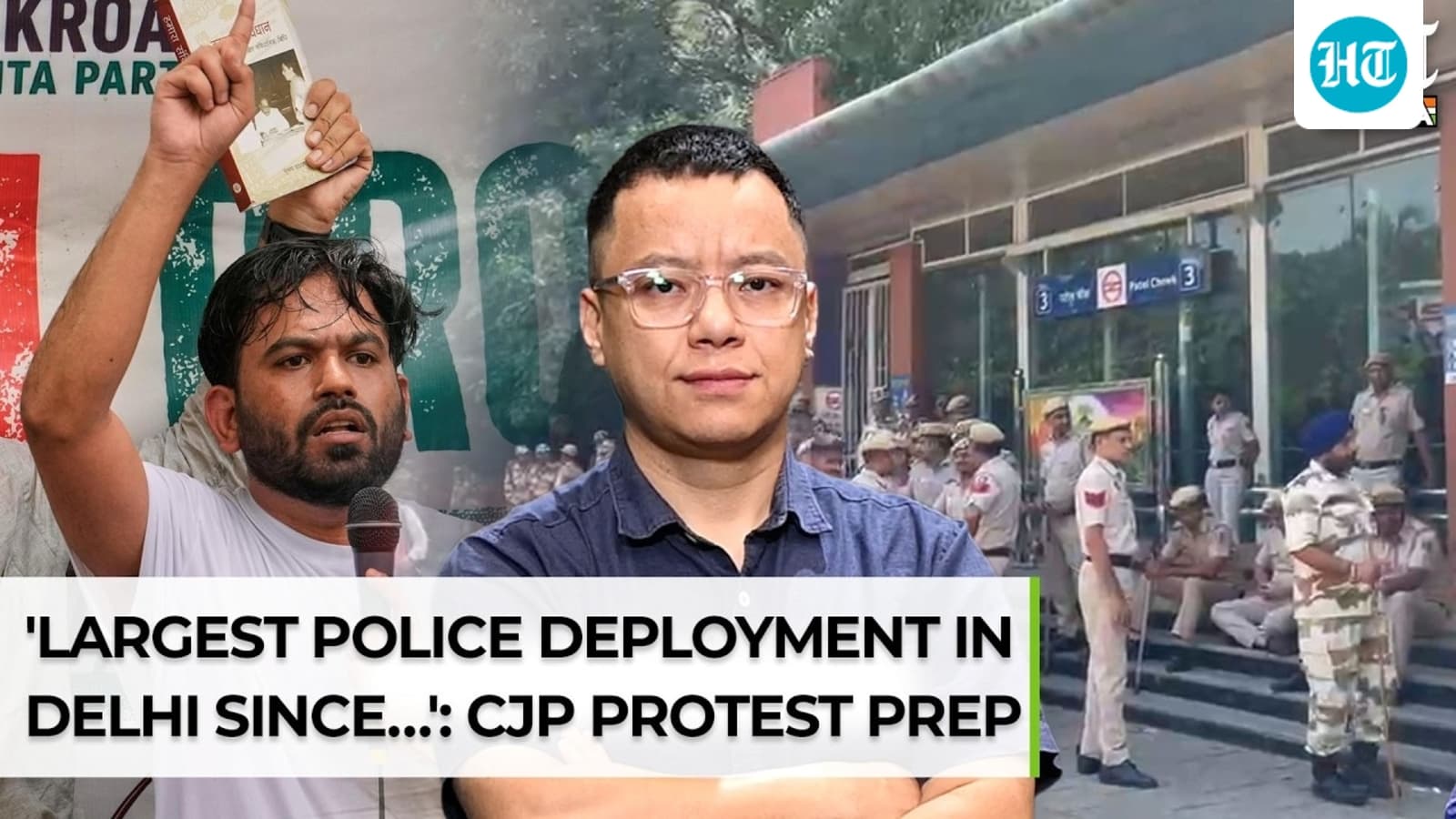 CJP Protest: largest police deployment since 2020; Dipke may not even be able to leave airport