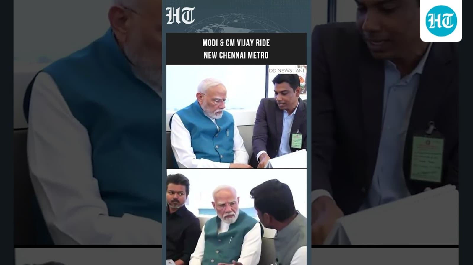 PM Modi, CM Vijay Ride Chennai Metro on New Corridor’s Inaugural Day