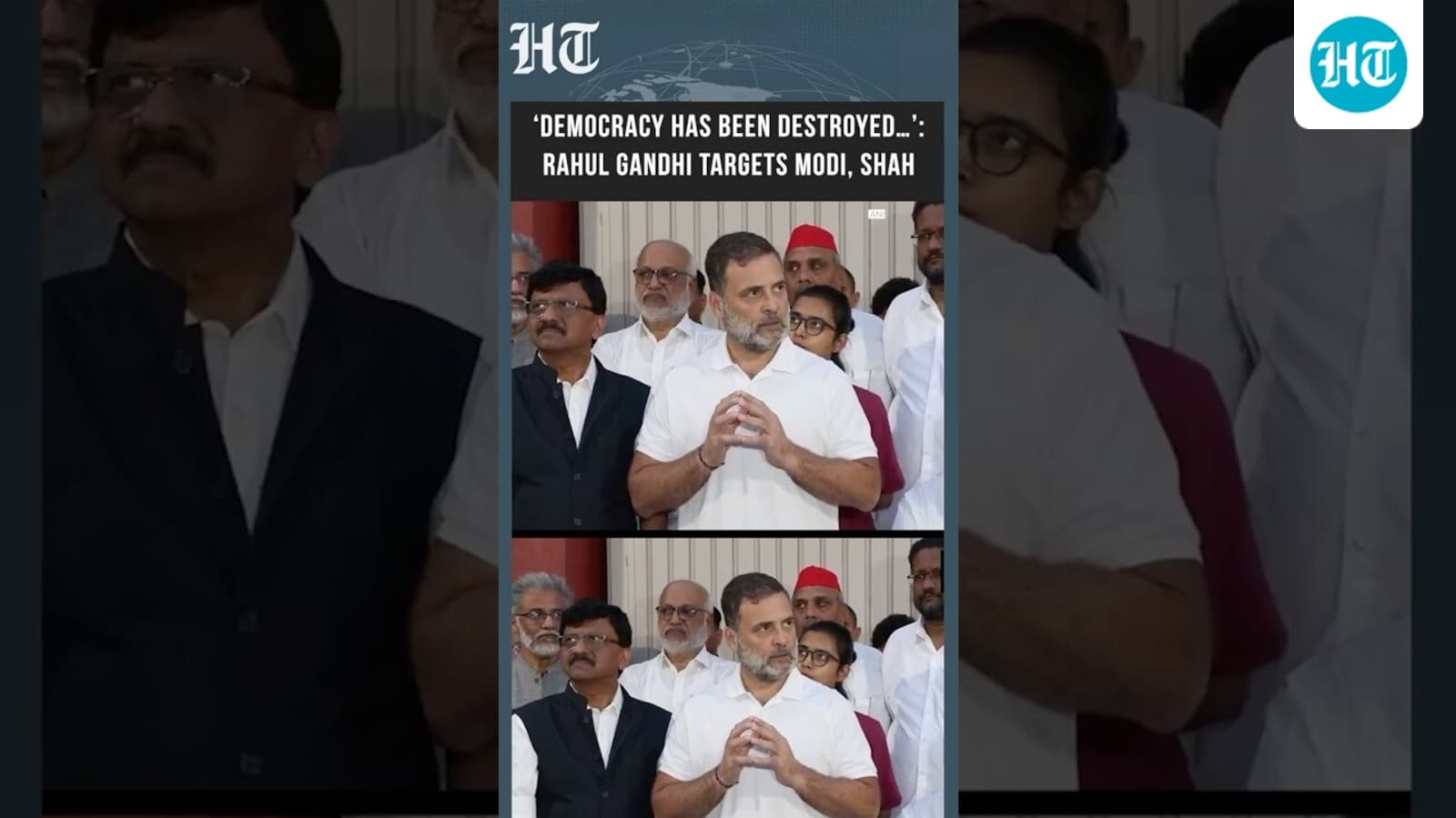 Rahul Gandhi Says Opposition Will Fight To Restore Democracy In India | HT India