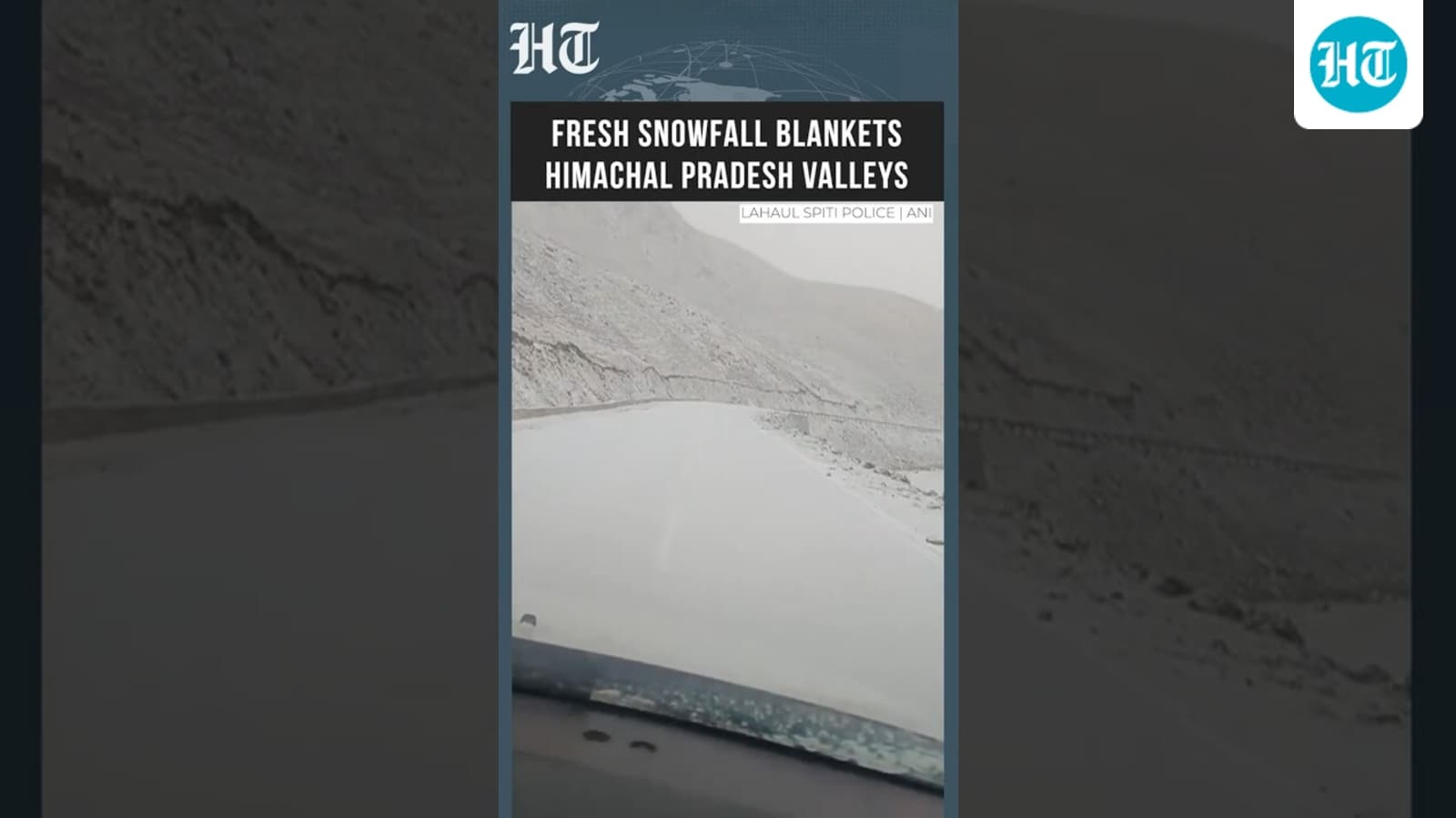 Himachal Pradesh: Snowfall Begins In Bharatpur, Baralacha And Suraj Tal | HT India