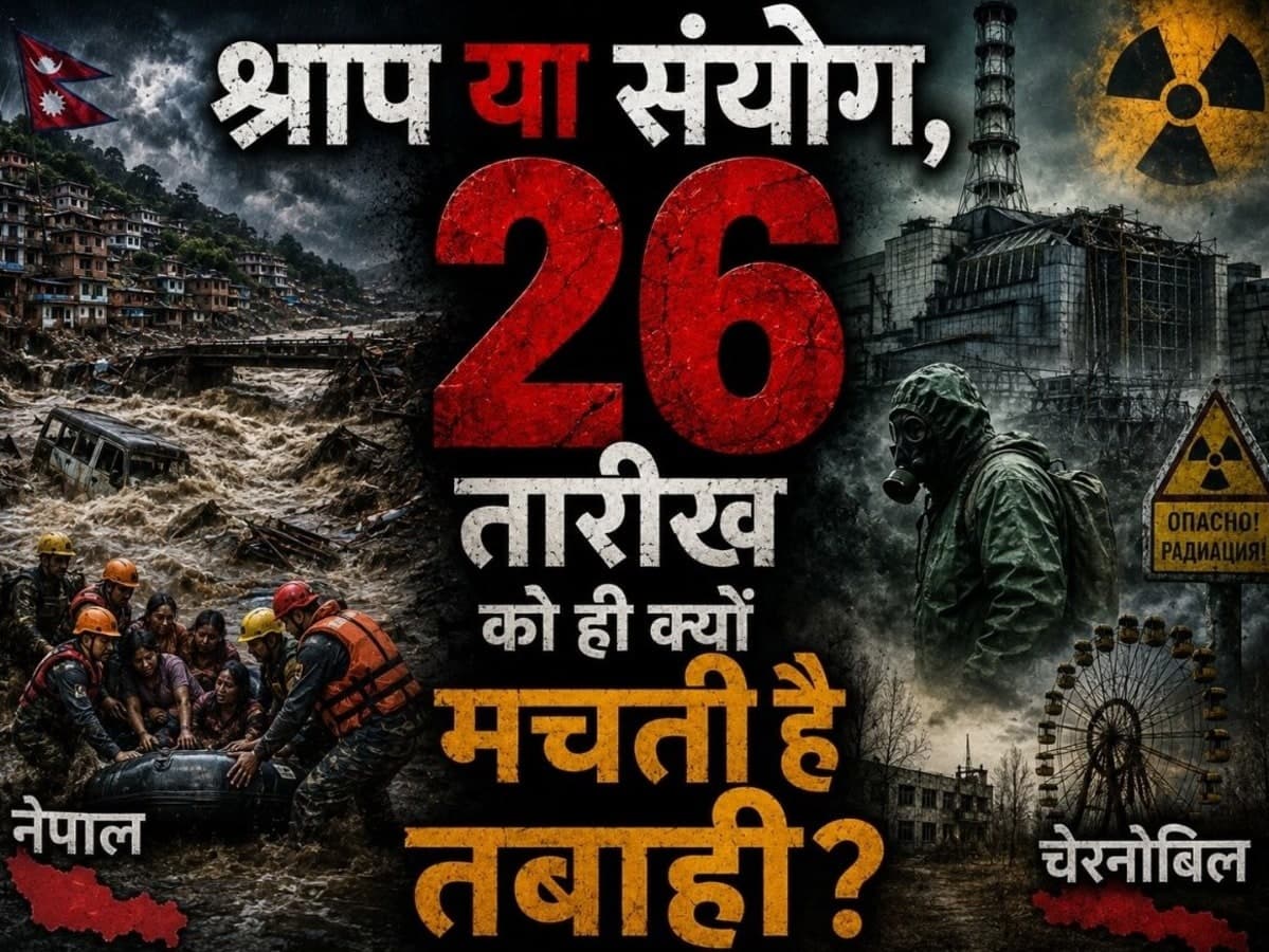 श्राप या संयोग, 26 तारीख को ही क्यों मचती है तबाही? नेपाल से लेकर चेर्नोबिल तक, खौफनाक इतिहास!