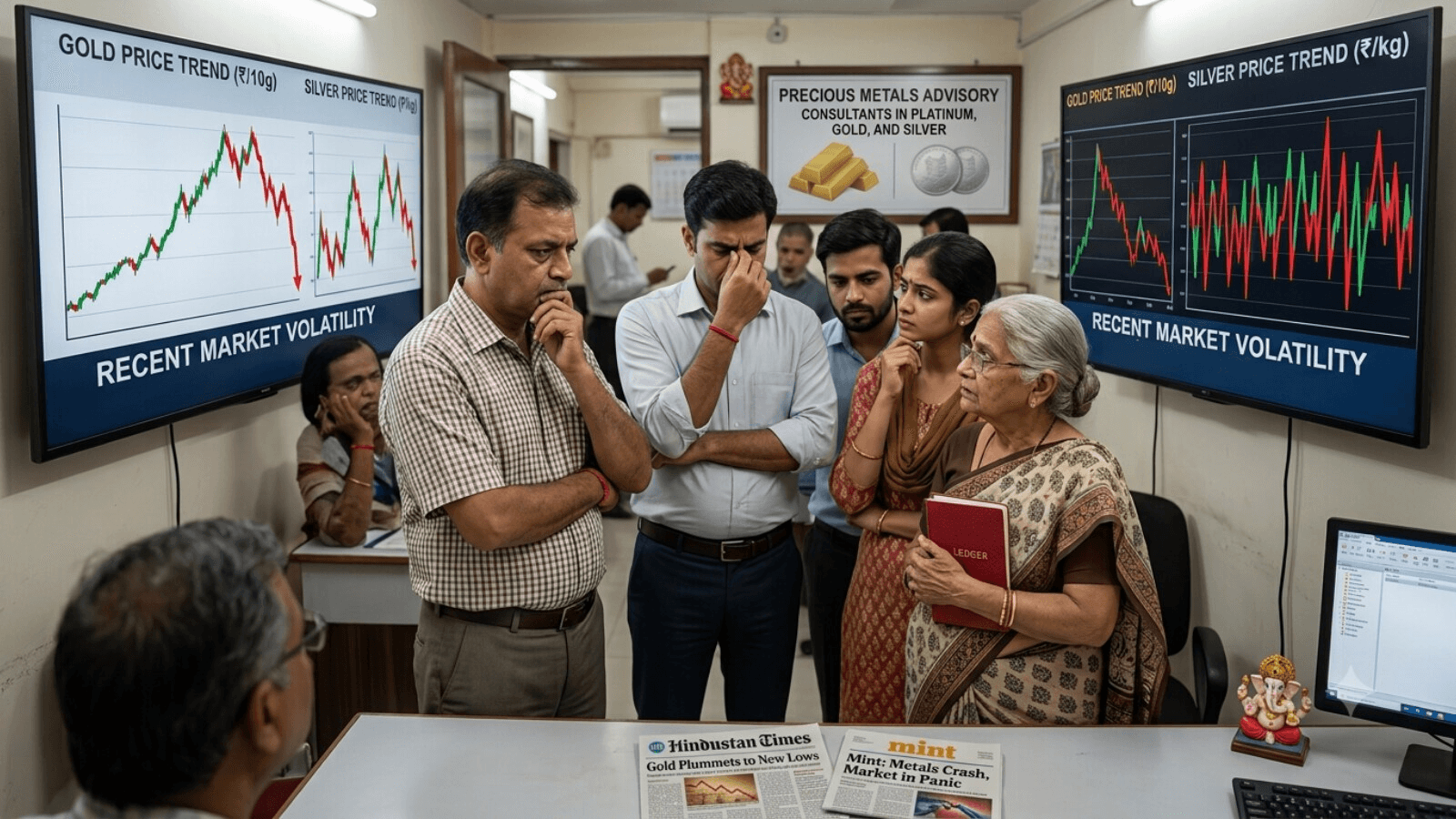 Gold and silver prices crash over 1% on MCX amid higher oil prices, rising bond yields; key levels to watch