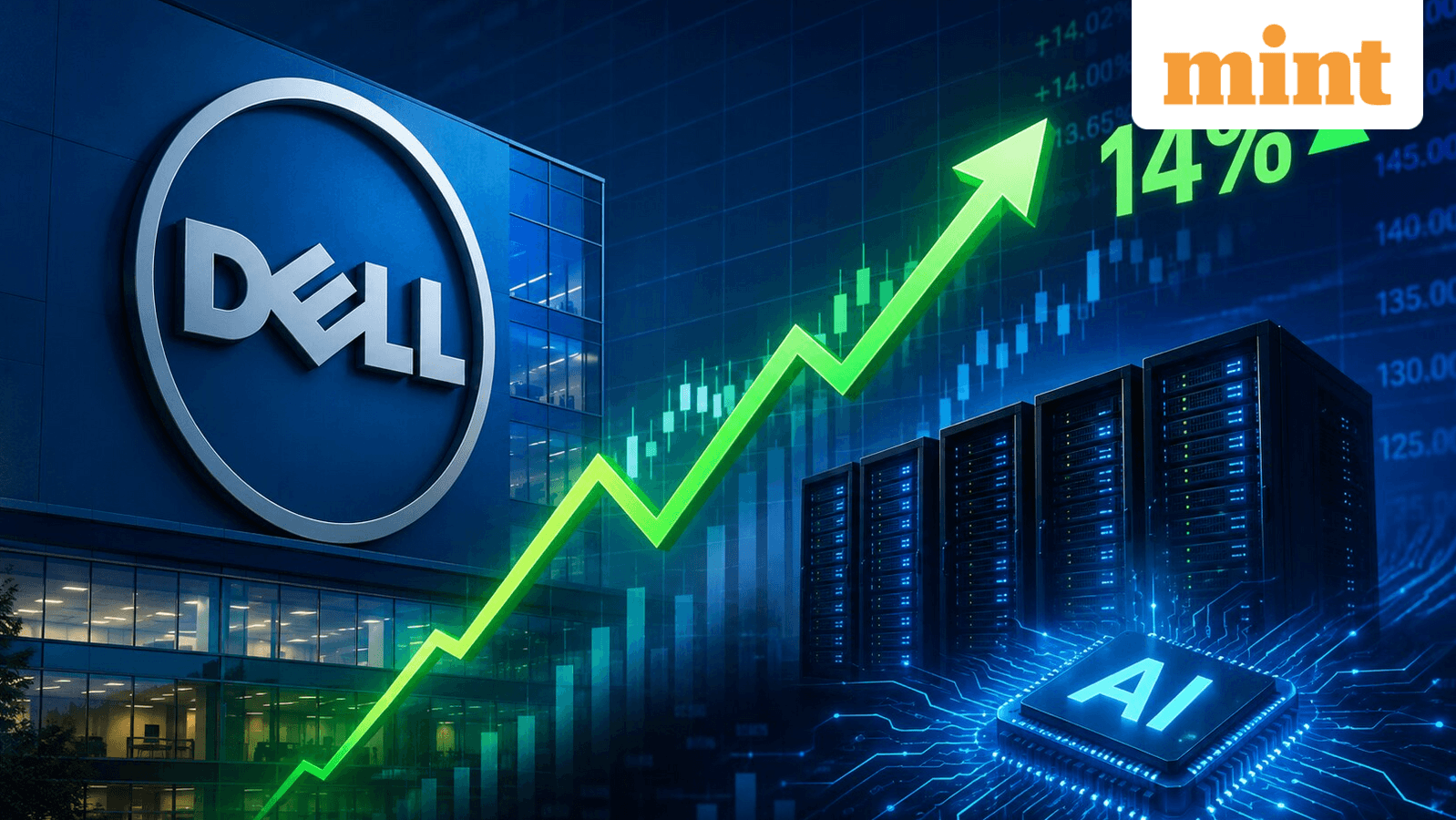 Dell stock price news: Shares jump 14% on record Q2 results as AI server demand surges — data details