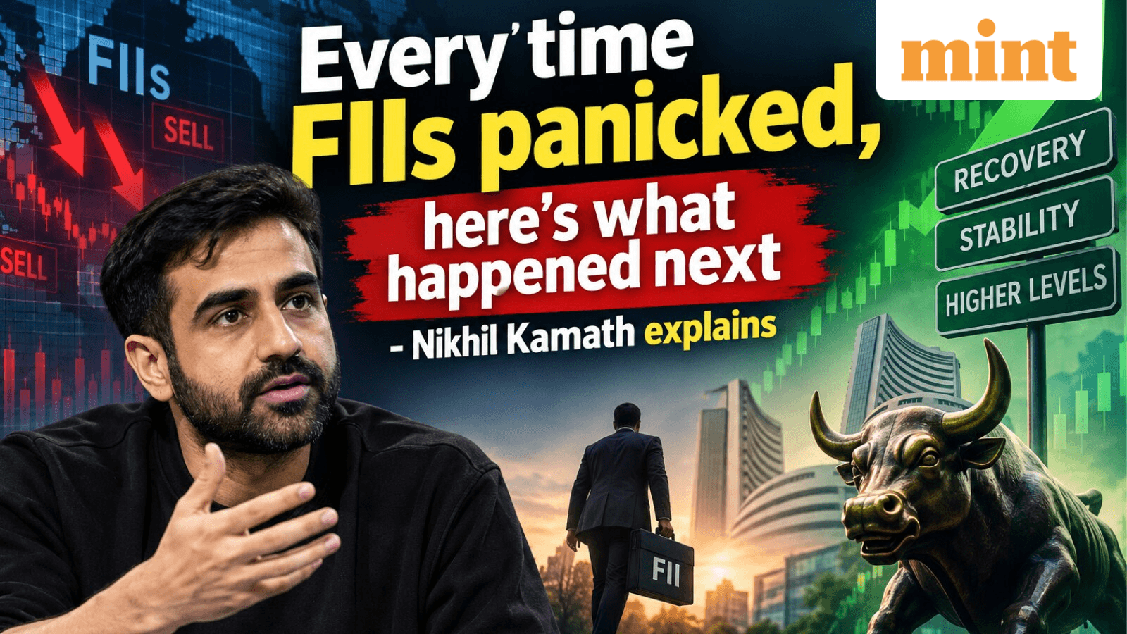 Every time FIIs panicked, here's what happened next - Nikhil Kamath explains why smart foreign money isn't always right