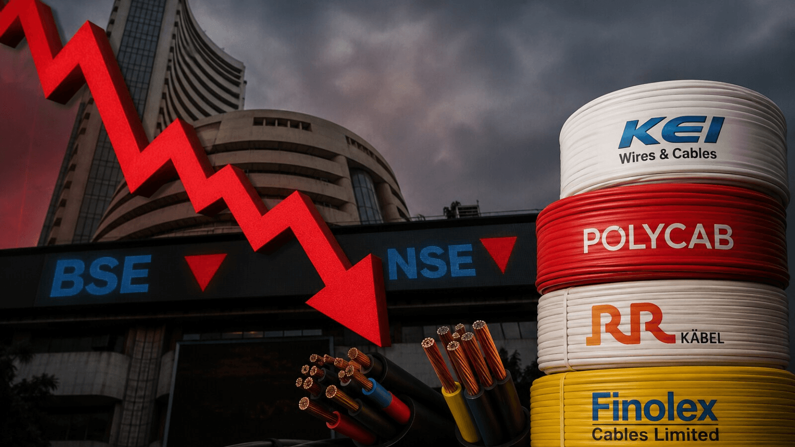 Ultravolt impact on cable-wires stocks: KEI, Polycab, RR Kabel, Finolex price plunge; Aditya Birla Group's ₹1,800 cr bet