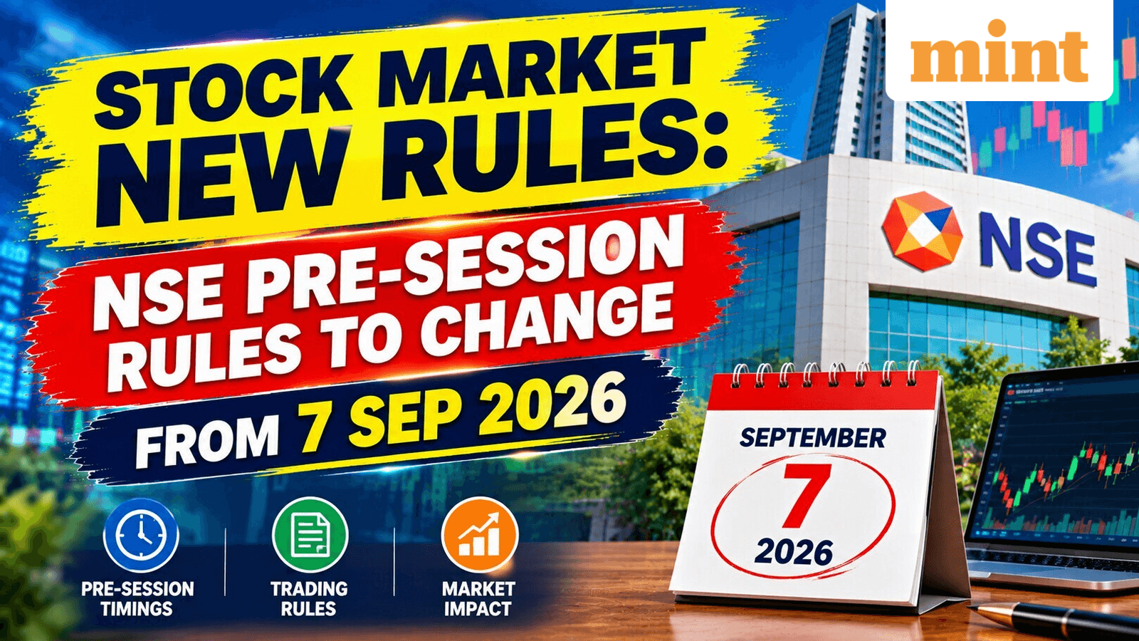 Stock market new rules 2026: At NSE, pre-open session will be different from Monday - What has changed now?