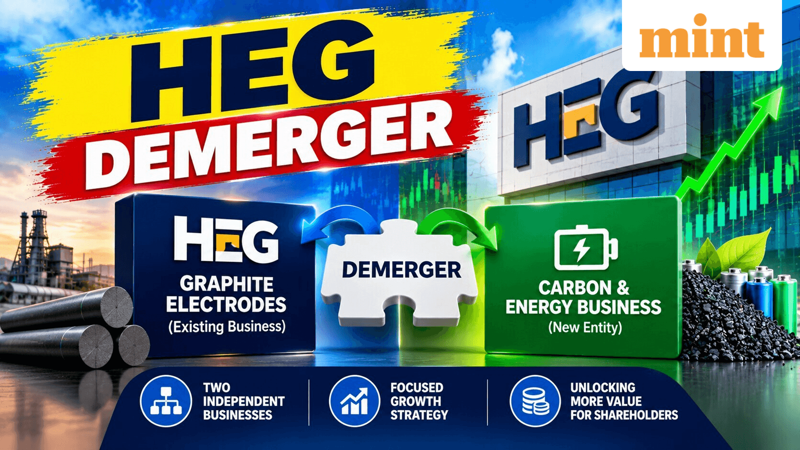 HEG demerger news: Record date today | Ratio, latest updates, other details in 5 points