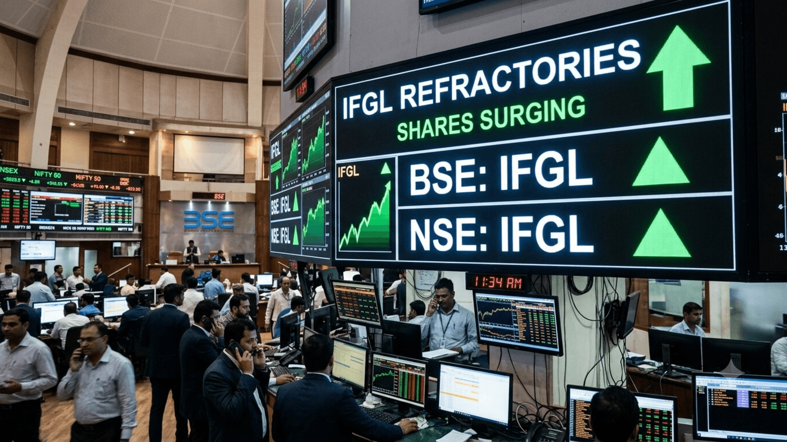 IFGL Refractories Shares Surge 12 Percent, Soar 42 Percent in Six Months