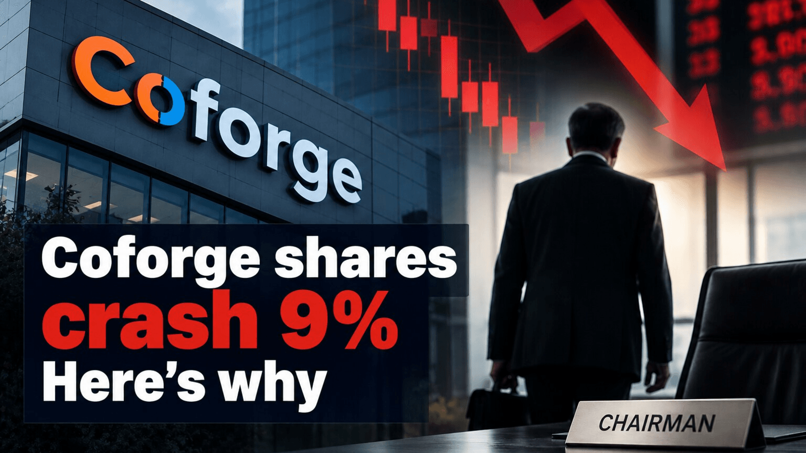Coforge Shares Plunge 9% Following Chairman OP Bhatt's Sudden Resignation