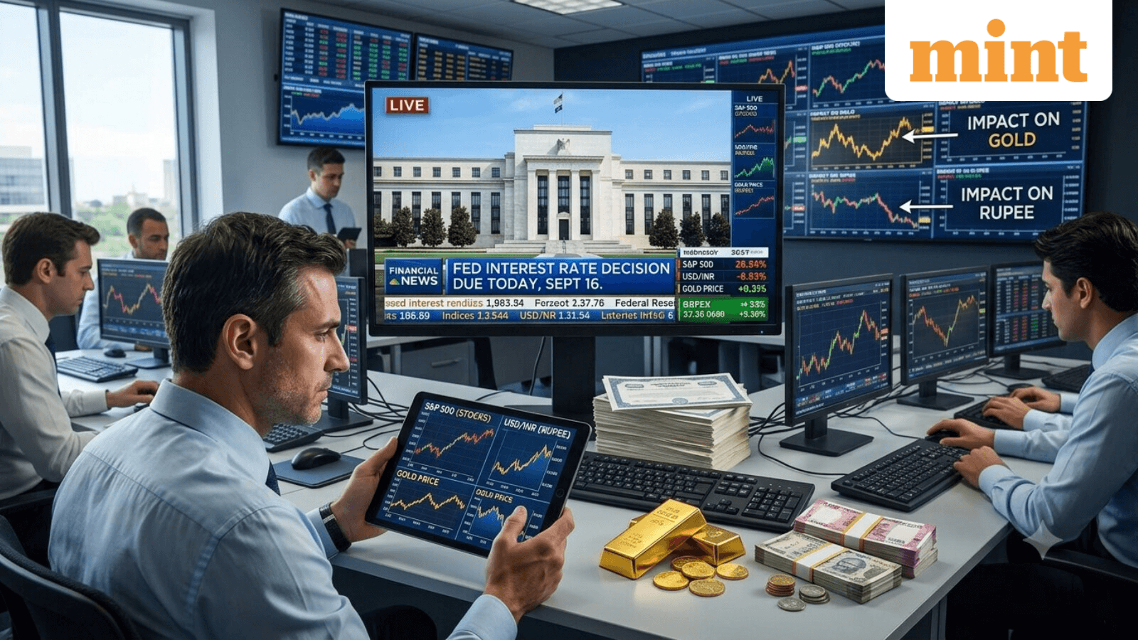 The US Federal Reserve's policy meeting due on Wednesday, September 16; how will it impact your stocks, gold, and rupee?
