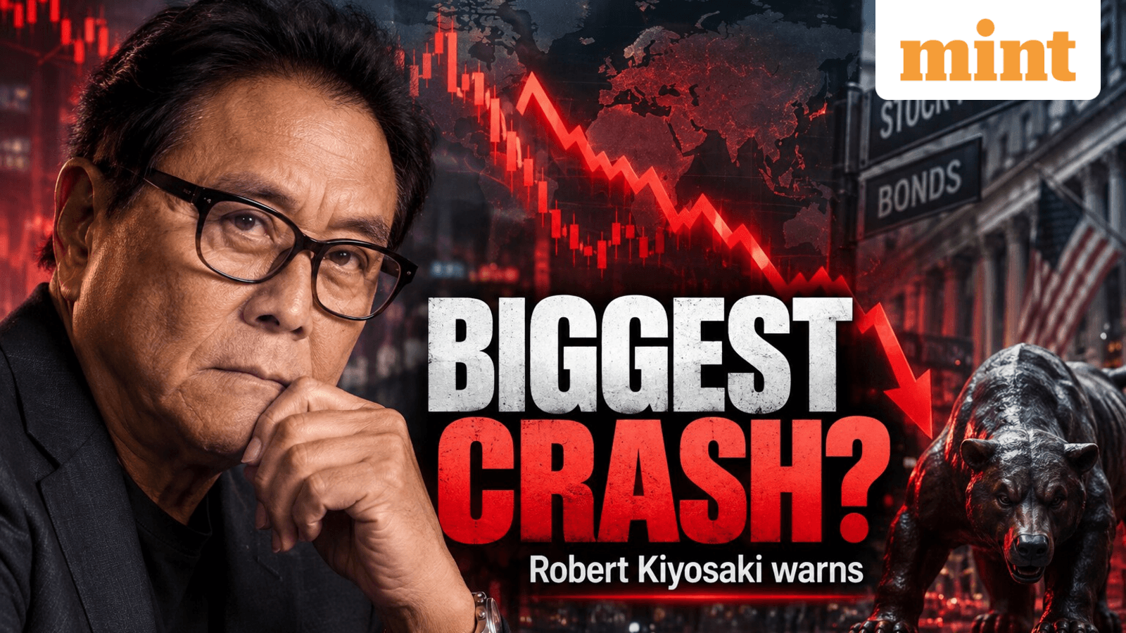 “BIGGEST CRASH IN HISTORY has started”: Robert Kiyosaki warns investors as AI, war and debt fuel fears