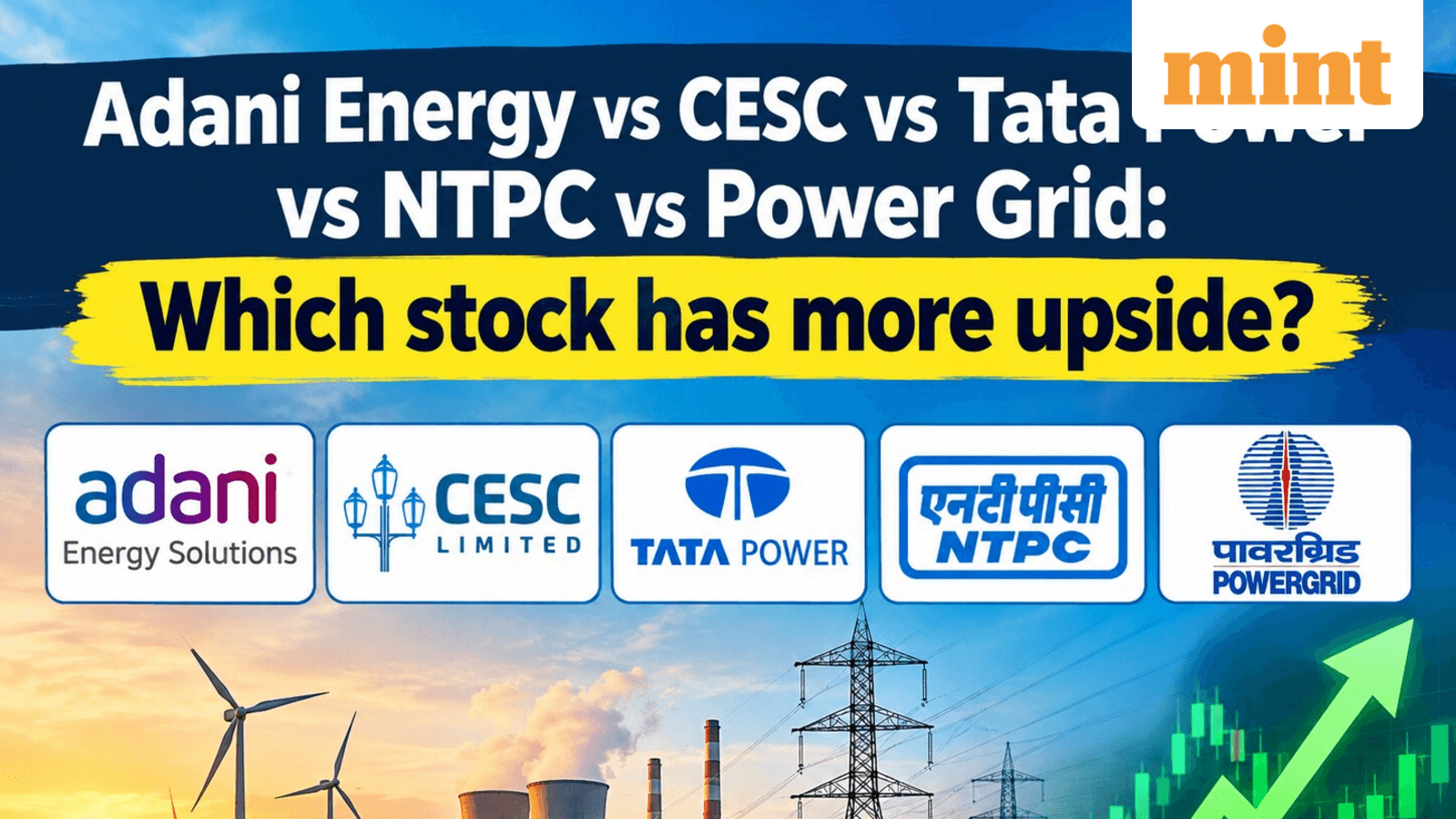 Adani Energy vs CESC vs Tata Power vs NTPC vs Power Grid: Which stock has more upside? Target price by PL Capital