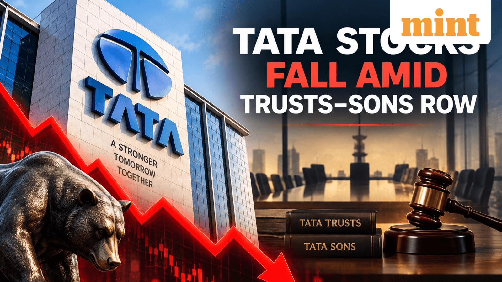 Tata Capital, Tata Power, and more: Tata stocks fall as Tata Trusts-Tata Sons battle intensifies - Check the latest