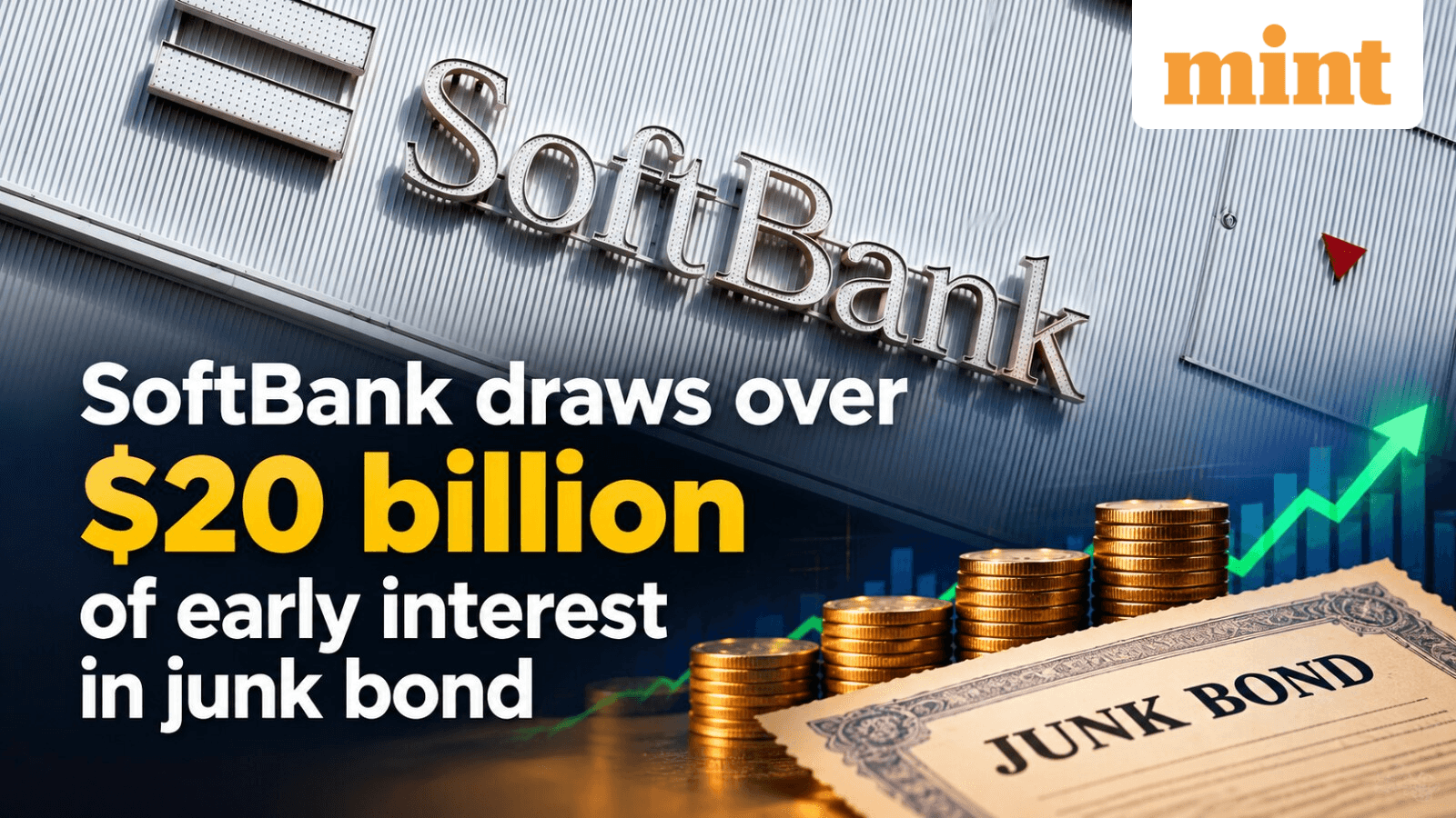 SoftBank draws over $20 billion of early interest in junk bond