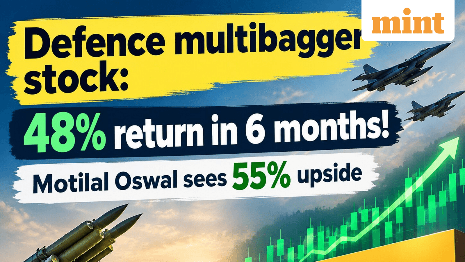 Defence multibagger stock: 48% return in 6 months! Motilal Oswal sees 55% upside | Check share price target; do you own?