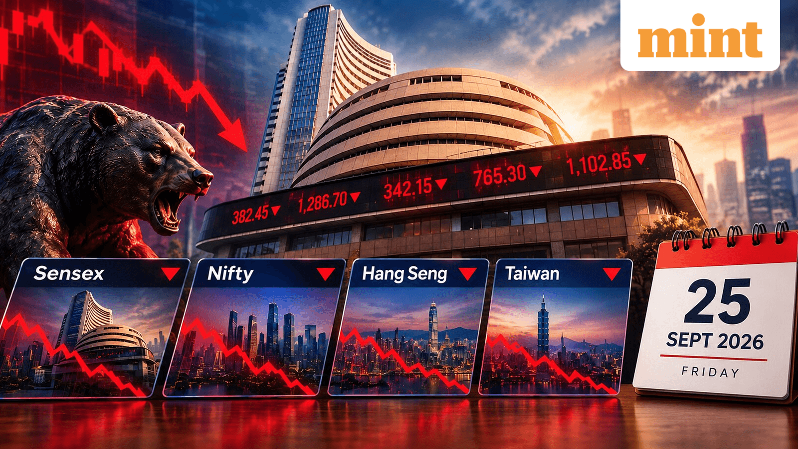 Stock market prediction for tomorrow: Sensex, Nifty outlook for Friday | Kospi, Taiwan cues to watch | 25 Sept 2026
