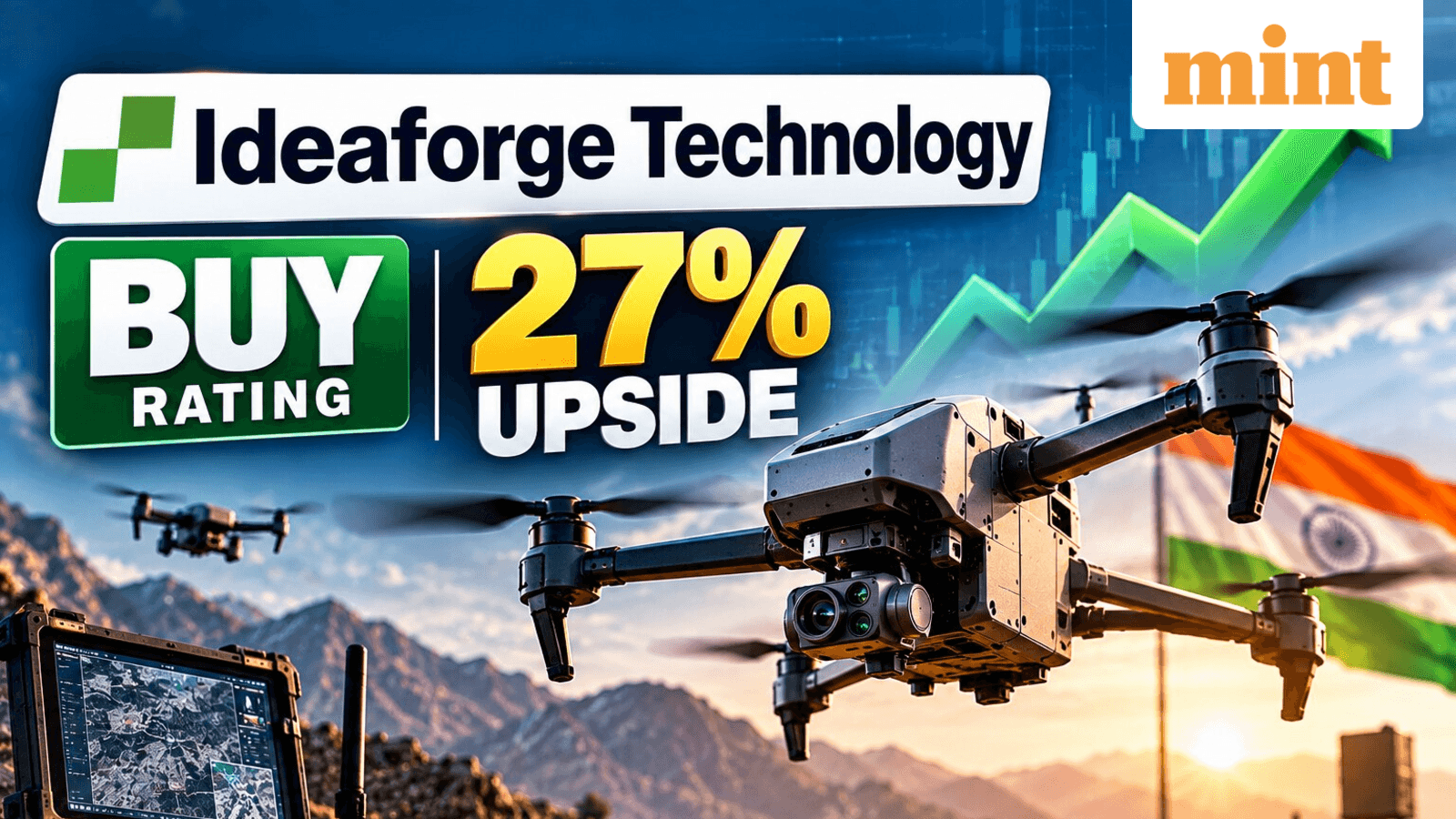 Drone stock Ideaforge gets buy rating; Ashika sees 27% upside - check target price