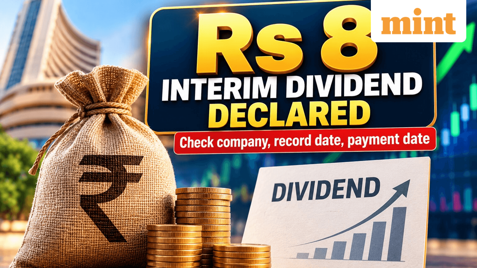 ₹8 interim dividend declared; check company, record date, payment date