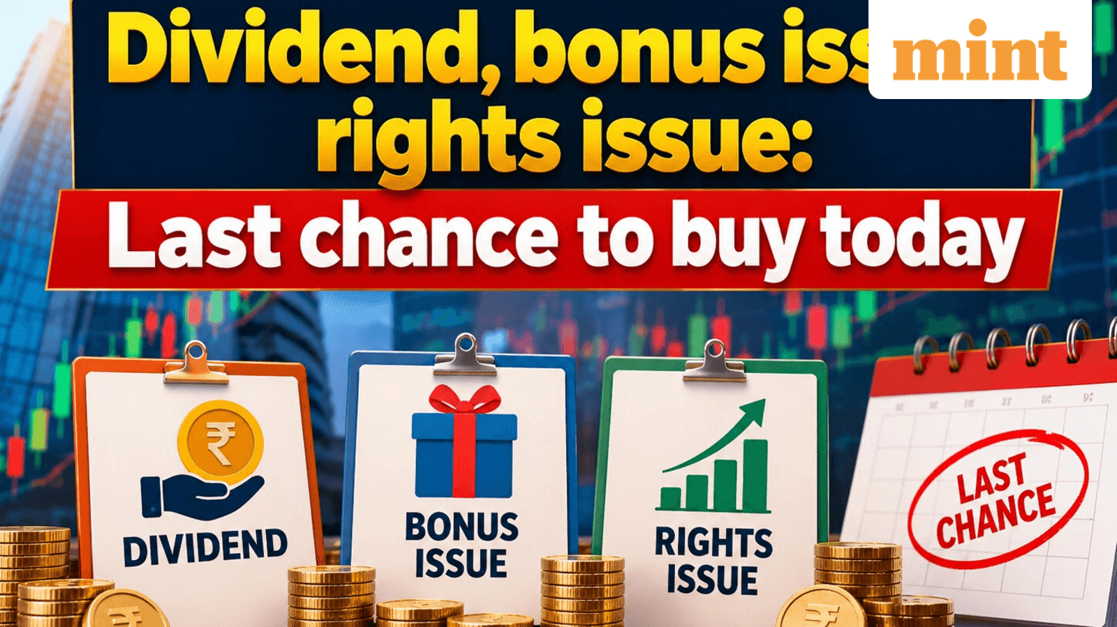 Dividend, bonus, rights issue: Last chance to buy today before record date - IGL, KM Sugar Mills, R Systems | List