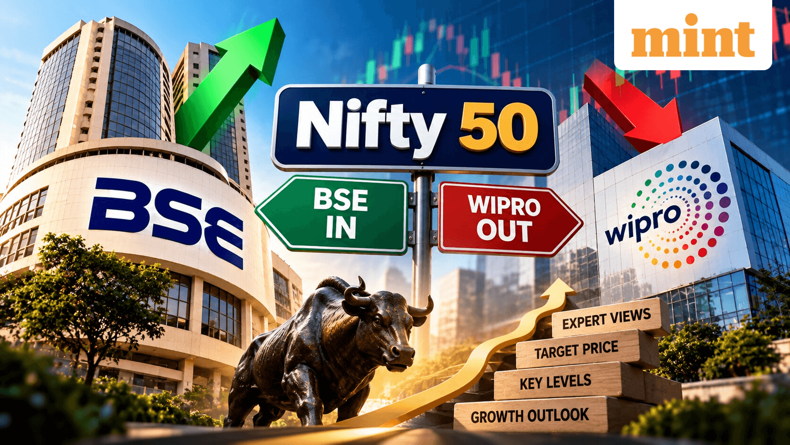 Nifty rejig: BSE in, Wipro out in index reshuffle - what lies ahead for exchange stock investors? Experts show roadmap