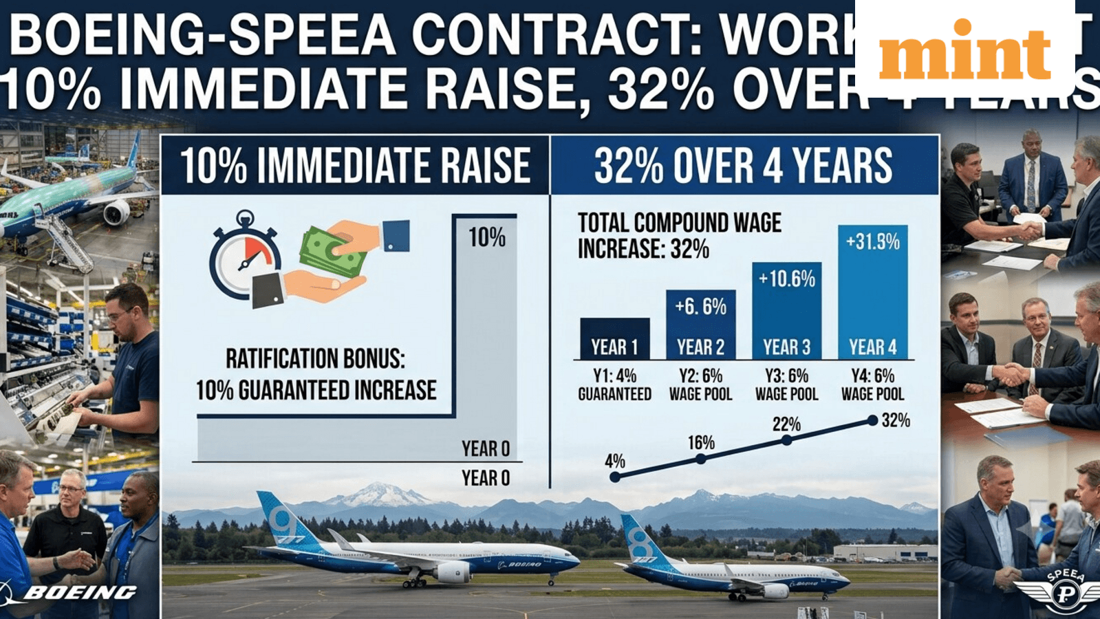 Boeing averts strike as engineers ratify deal: 32% pay hike over 4 years, 10% immediate raise | What the contract offers