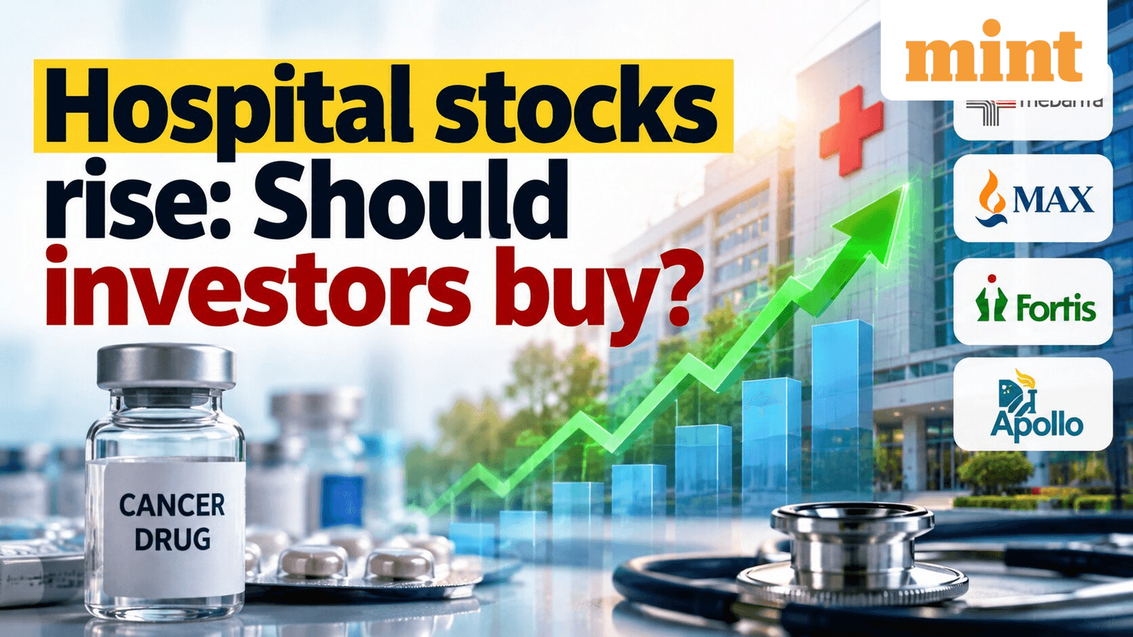 Fortis Healthcare, Apollo Hospitals, Max, Medanta shares rise: Should investors buy after 30% cancer drug price cap?