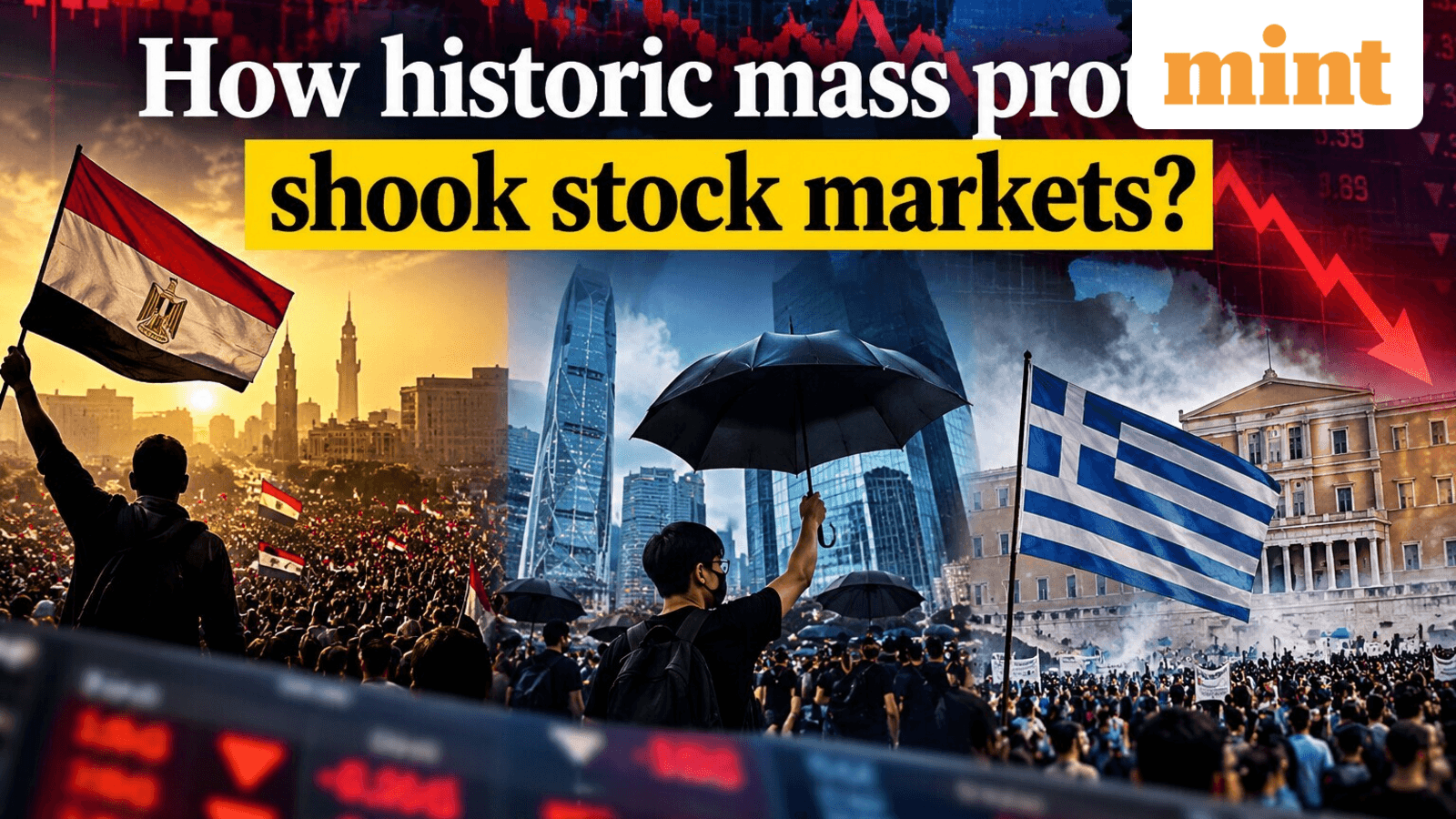 Arab Spring, Hong Kong protests, Greece anti-austerity unrest: How historic mass protests shook stock markets?