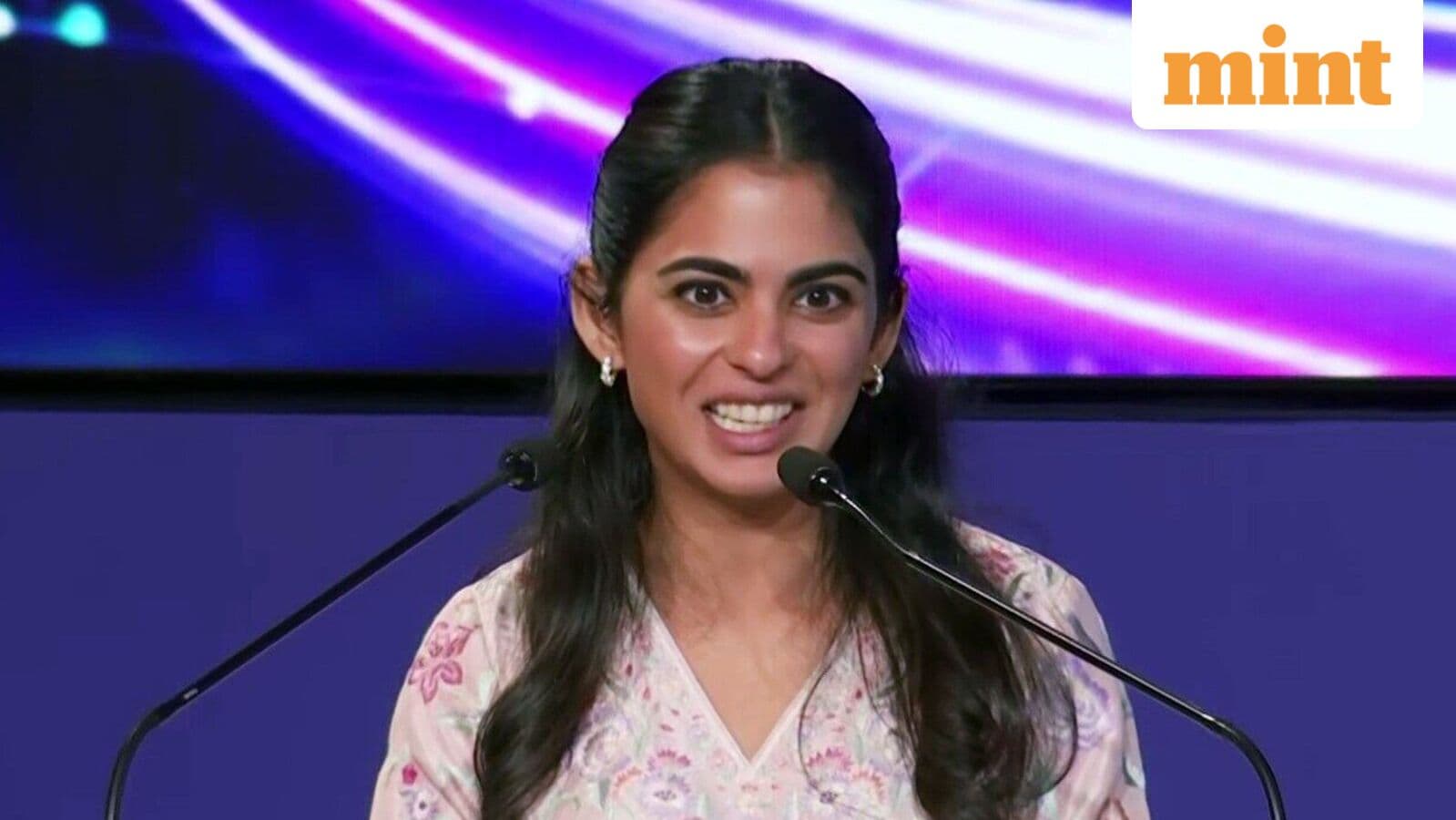 Isha Ambani recalls how a failed college assignment led to the idea for Jio: ‘The internet did not work’