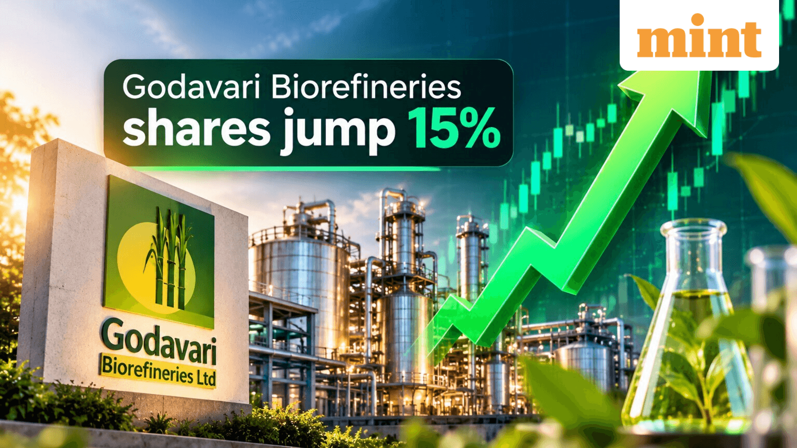 Godavari Biorefineries shares: Small-cap stock jumps 15% on US patent grant; trading volumes surge. Do you own?