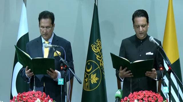 PML-N’s Iftikhar Gilani sworn in as AJK PM, vows jobs for youth
